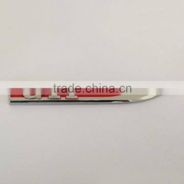 Custom 3D ABS Decorative Luxury GTI Chrome Car Badge Emblem for VW photo-3