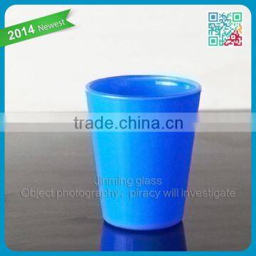 Promotional Gifts Blue Drinking Glasses For Sale