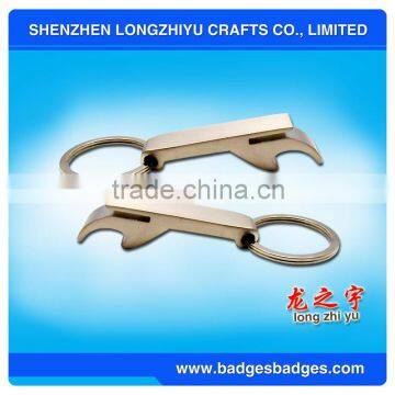 Wholesale Promotion bottle opener keychain ,stainless steel keychain