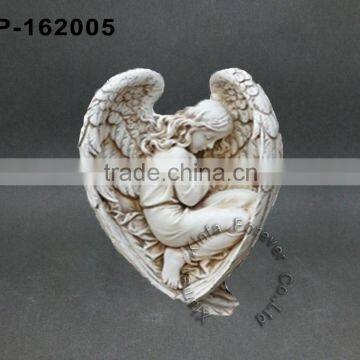 sleeping angel resin garden statue,figurine