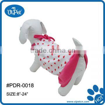 Pet Dog coat with lovely heart print apparel