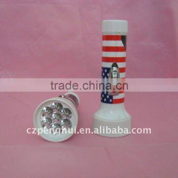 plastic led flashlight