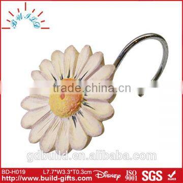 flower shaped hooksresin curtain hooks