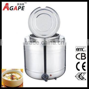 10L Electric Soup Warmer Electric Soup Cooker Stainless Steel Buffet Soup Warmer Pot