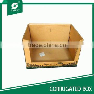 Double wall corrugated box display paper box