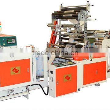 Servo Motor Driven Full Automatic Perforating Bag On Roll Making Machine with Automatic rewinding Module