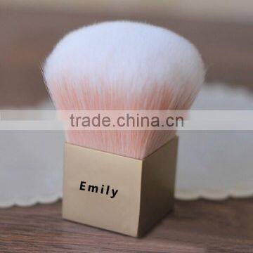 Face Flat Mini Kabuki Brush, Synthetic Hair Kabuki Brush With Pu Bag photo-2