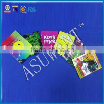 Aluminum Foil Zip Lock Bag Mylar for Spice/1g 4g Foil Zipper Pouch photo-2