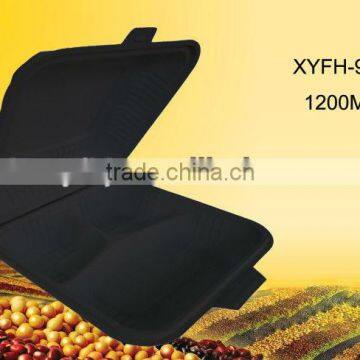 biodegradable disposable clamshell containers with 3 compartment