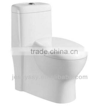 Porcelain Round Shape Siphon One Piece Toilet Tube 201 photo-2
