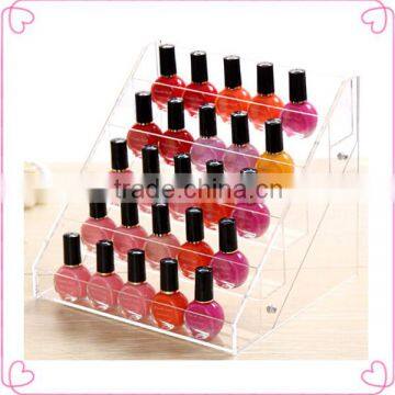 Hot sale acrylic nail polish display,acrylic block display