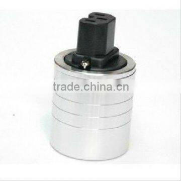 Aluminum case shielding shell for Audio power plug