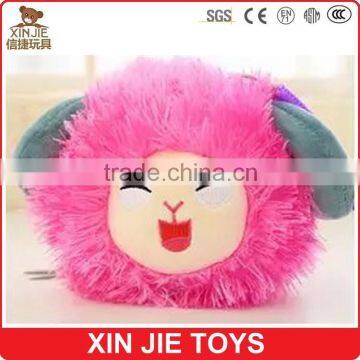 plush material key bag 5inch soft key bag plush key bag for kids