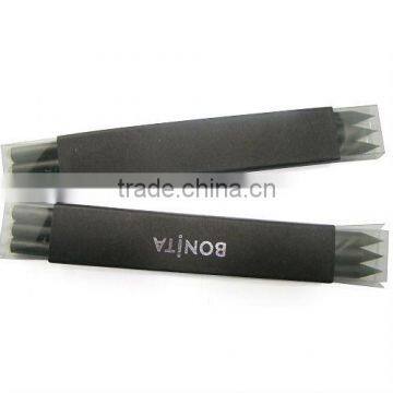 7" black lead black wooden pencil with acryl diamond with pvc box packing .