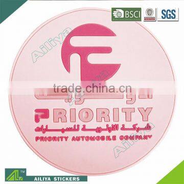 promotional full color printing anti-slide custom logo round promotion absorbent beer coaster