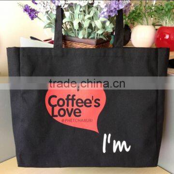 Factory supply fashion durable canvas Cotton Shopper Bag