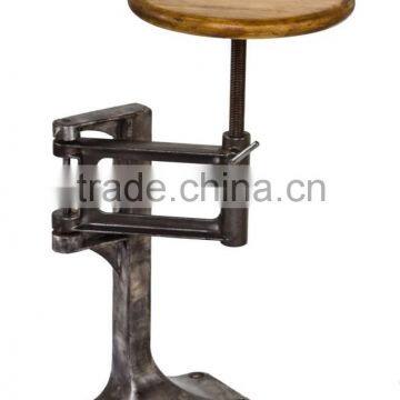 BAR COUNTER SWING STOOL , INDUSTRIAL STYLE NEW BAR STOOL