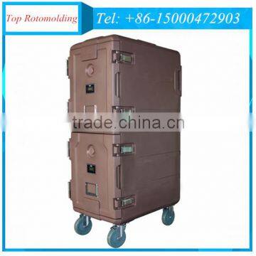 Double Layers Insulated Food Pan Carrier, Heat Preservation Container for GN 1/1 Pans