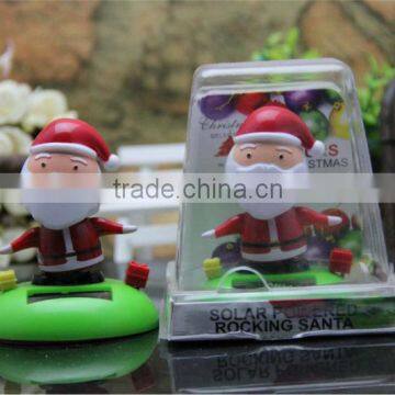 solar mini christmas santa snow man light table light