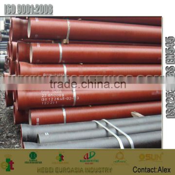 ductile iron tubes K9 PN16