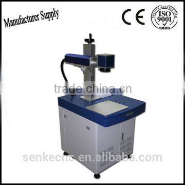 Metal Jewellery Fiber Laser Marker on Key Board Metal Business Card Plastic Glass Cup Steel Box in High Precission