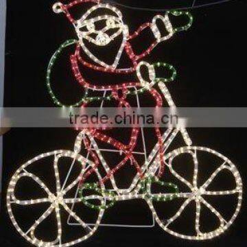 led santa motif light