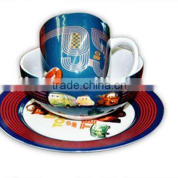 3pcs porcelian breakfast set