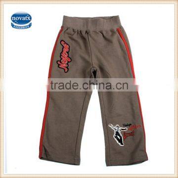 2-6Y (B3388) Coffee nova kids ready made wear children winter sports pants