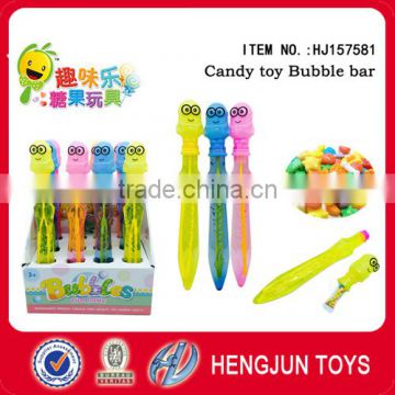 kids toys candy promotional candy gift interesting bubble bar cartoon toys 12pcs