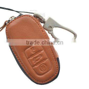 3 Button Car Genuine Leather Smart Remote Key Shell Case Cover For Audi A1 A3 A4 A6 A5 A7 A8 Q3 Q5 S5 S6 RS TT photo-5