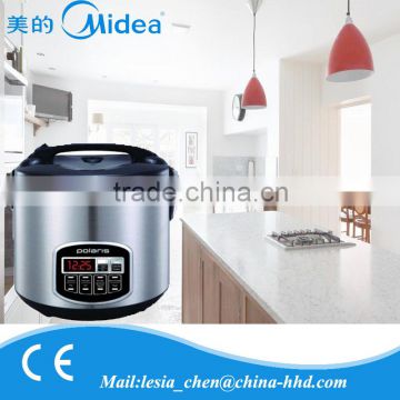 Hot Sale Midea high quality LED 5L stainless steel multi rice cooker enjoy life