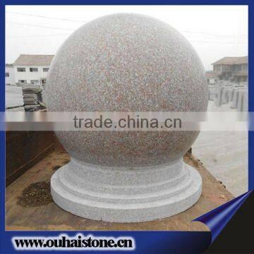 Factory Direct Granite Stone Balls Removable Stone Stop Car Ball