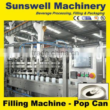 Can Filling And Sealing Machine / Beer Cans Filling Machine