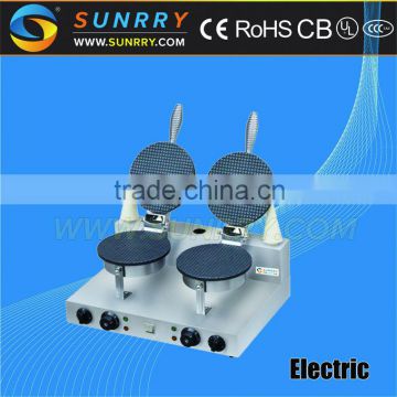 Hot selling commercial double boilers ice cream/pizza/waffle cone maker factory cheaper price