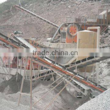 Sand making line with production process flow chart