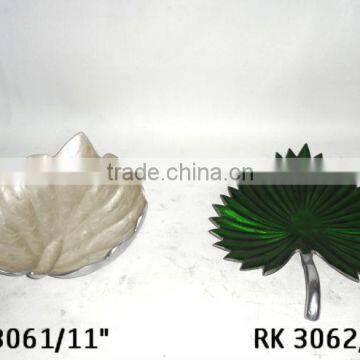 Aluminium Leaf Tray, Enameled Tray, Aluminium Tableware,Modern Tray,enamel serving tray,aluminium enamel trays