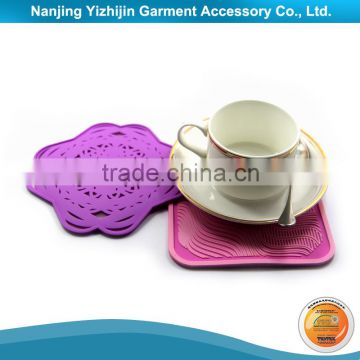 New Design Eco-friendly Rubber Hollow out Coaster Cup Mat