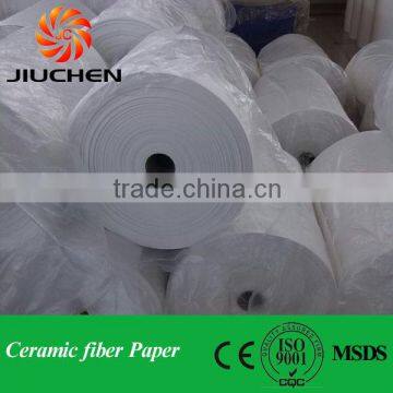 white heat insulation ceramic fibre paper for engine hood insulation