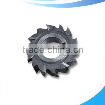 Hard alloy welding wrong tooth face-sides cutter
