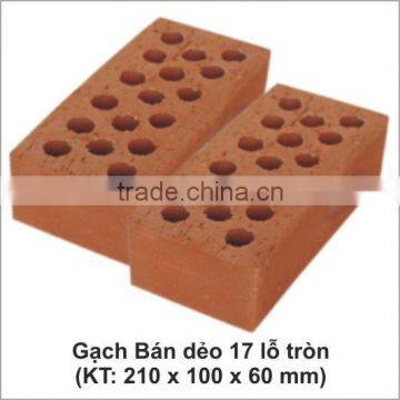 17 round-holes brick