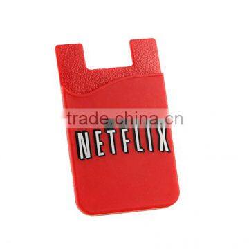 2016 Bulk Cheap Custom Sticky Cell Phone Back Cover Card Holder Adhesive