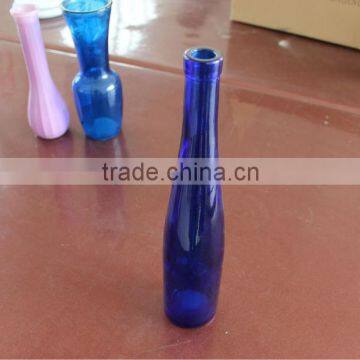 Blue glass bottle