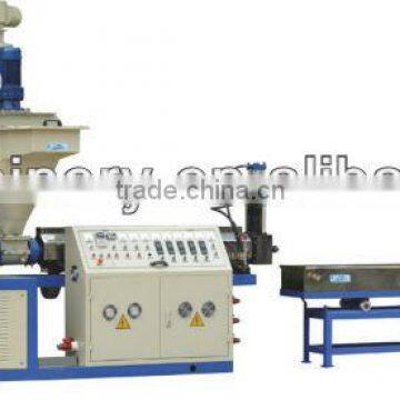 plastic pelletizing line with crush material