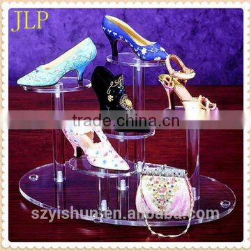 Brief acrylic shoes display stand