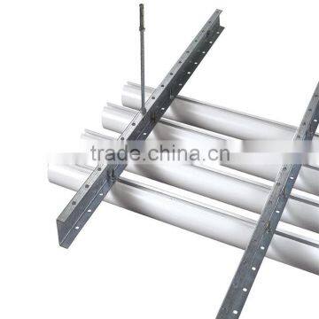 Modern Round Pipes Aluminum Slat Linear Suspended Ceiling System
