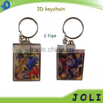 Promotional Gifts Rectangle 3D Lenticular Key Chains photo-2