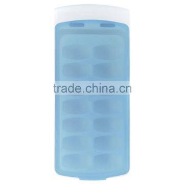 silicone ice cube tray with lid