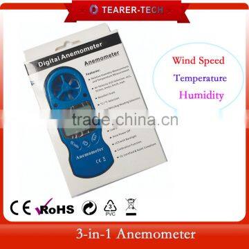 2016 High Sensitive LCD Display Digital Anemometer & Thermometer Humidity With Vane Sensor photo-6