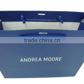 Customized Handmade Recycle Luxury Rope Handle Shopping Paper Bag photo-2