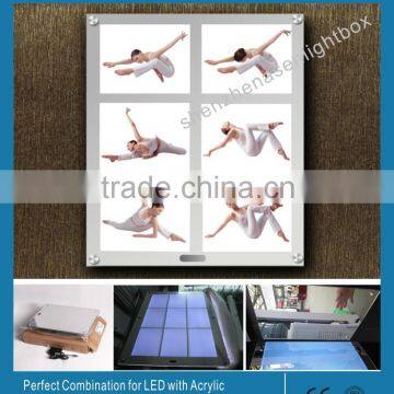 2014 Hot Sale Magic Mirror Crystal Frameless LED Light Box
